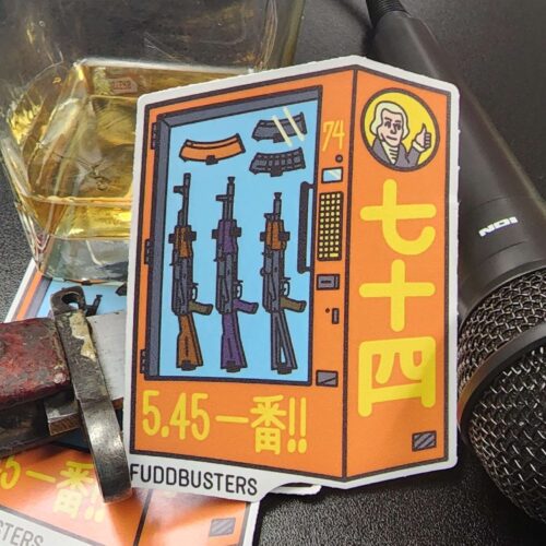 AK74 Vending Machine Sticker - 5.45 一番!